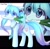 Size: 1267x1236 | Tagged: safe, artist:aleuoliver, artist:aleurajan, imported from derpibooru, kotobukiya, earth pony, pony, anime, crossover, cute, female, hatsune miku, headphones, herbivore, ievan polkka, kotobukiya hatsune miku pony, leek, mare, mouth hold, necktie, ponified, solo, vocaloid, zoom layer