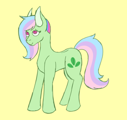 Size: 1700x1600 | Tagged: safe, artist:cancottondy, imported from derpibooru, oc, oc:overgrown ivy, earth pony, pony, magical lesbian spawn, offspring, parent:fluttershy, parent:rainbow dash, parents:flutterdash