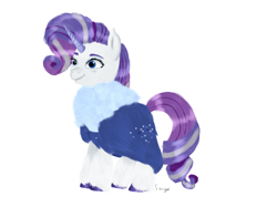 Size: 1832x1370 | Tagged: safe, imported from derpibooru, rarity, pony, unicorn, the last problem, spoiler:g5, female, g4, g4 to g5, g5, mare, older, older rarity, simple background, solo, white background