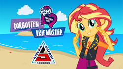 Size: 1289x720 | Tagged: safe, imported from derpibooru, sunset shimmer, equestria girls, equestria girls series, forgotten friendship, aneka safari records, beach, female, geode of empathy, indonesia, magical geodes, solo