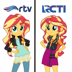 Size: 2289x2289 | Tagged: safe, imported from derpibooru, sunset shimmer, equestria girls, equestria girls series, forgotten friendship, friendship games, clothes, geode of empathy, indonesia, jacket, jewelry, leather jacket, magical geodes, necklace, rcti, rtv, television