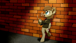 Size: 3840x2160 | Tagged: safe, artist:xppp1n, imported from ponybooru, oc, oc:toffee scotch, pegasus, cigarette, female, mare, smoking, solo