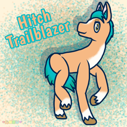 Size: 1000x1000 | Tagged: safe, artist:fiyercat, imported from derpibooru, hitch trailblazer, earth pony, pony, g5, male, solo, stallion