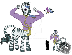 Size: 1024x792 | Tagged: safe, artist:adhiguna, artist:johnathon-matthews, imported from derpibooru, oc, oc:bang the zebrataur, oc:mountain dew, anthro, centaur, human, kirin, taur, zebra, anthro centaur, commission, deviantart watermark, humanized, obtrusive watermark, ponytaur, reference sheet, simple background, transparent background, watermark, zebrataur