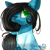 Size: 2449x2449 | Tagged: safe, artist:mediasmile666, imported from derpibooru, oc, oc only, earth pony, pony, bust, female, hairband, high res, mare, one eye closed, simple background, sitting, solo, transparent background