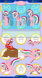 Size: 6751x12301 | Tagged: safe, artist:kyoshyu, imported from derpibooru, oc, oc:shuri cane, pegasus, pony, absurd resolution, butt, clothes, crate, female, first aid kit, flight suit, mare, mouth hold, plot, reference sheet, solo