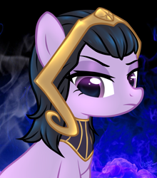 Size: 2083x2371 | Tagged: safe, artist:megabait, imported from derpibooru, earth pony, pony, high res, liliana vess, magic the gathering, ponified