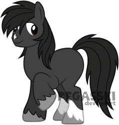 Size: 1024x1077 | Tagged: safe, artist:pegasski, imported from derpibooru, oc, oc only, oc:traveller, earth pony, pony, male, simple background, solo, stallion, transparent background