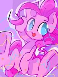 Size: 768x1024 | Tagged: safe, artist:pnpn_721, imported from derpibooru, pinkie pie, earth pony, simple background