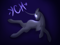 Size: 2160x1620 | Tagged: safe, artist:lunathemoongod, imported from derpibooru, oc, oc only, alicorn, earth pony, pegasus, pony, unicorn, commission, darkness, glowing eyes, solo, your character here