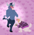 Size: 2544x2592 | Tagged: safe, artist:radicalhat, imported from derpibooru, iron will, oc, oc:duke, anthro, diamond dog, minotaur, blushing, canon x oc, collar, couple, engagement ring, gay, hairless, heart, high res, kneeling, male, marriage proposal, shipping