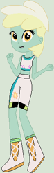 Size: 150x483 | Tagged: safe, artist:jadeharmony, artist:jadethepegasus, imported from derpibooru, mint tea, equestria girls, equestria girls-ified, exeron fighters, martial arts kids, martial arts kids outfit