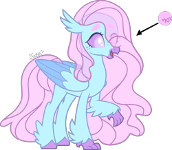 Size: 1697x1483 | Tagged: safe, artist:kurosawakuro, imported from derpibooru, oc, oc only, changeling, hippogriff, hybrid, base used, female, interspecies offspring, magical lesbian spawn, offspring, parent:ocellus, parent:silverstream, simple background, solo, transparent background