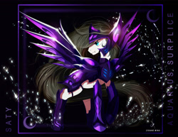 Size: 5169x4000 | Tagged: safe, artist:zidanemina, imported from derpibooru, oc, oc only, pegasus, pony, absurd resolution, anime, aquarius, armor, commission, crossover, male, pegasus oc, saint seiya, solo, wings