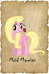 Size: 1000x1500 | Tagged: safe, alternate version, artist:malte279, imported from derpibooru, oc, oc:maid mareian, tails of equestria, lore, parchment, pen and paper rpg, recolor, robin hood