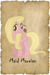 Size: 1000x1500 | Tagged: safe, alternate version, artist:malte279, imported from derpibooru, oc, oc:maid mareian, tails of equestria, lore, parchment, pen and paper rpg, recolor, robin hood