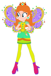 Size: 411x616 | Tagged: safe, artist:selenaede, artist:user15432, imported from derpibooru, fairy, human, equestria girls, barely eqg related, base used, base:selenaede, boots, clothes, cosmix, crossover, crown, dress, ear piercing, earring, equestria girls style, equestria girls-ified, fairy princess, fairy wings, fairyized, fingerless gloves, gloves, hand on hip, hands on hip, high heel boots, high heels, jewelry, piercing, pink shoes, princess daisy, regalia, shoes, simple background, solo, sparkly wings, stars, super mario bros., transparent background, wings, winx, winx club, winxified, yellow dress, yellow wings