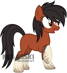 Size: 1024x1109 | Tagged: safe, artist:pegasski, imported from derpibooru, oc, oc only, oc:coco (pegasski), earth pony, pony, female, mare, simple background, solo, transparent background