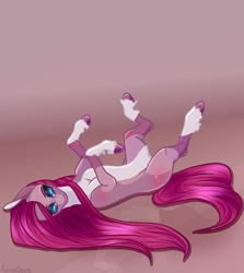 Size: 3784x4239 | Tagged: safe, artist:luna dave, imported from derpibooru, pinkie pie, earth pony, pony, colored hooves, female, mare, pale belly, pinkamena diane pie, realistic anatomy, realistic horse legs, solo