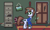 Size: 600x360 | Tagged: safe, artist:nitobit, imported from derpibooru, oc, oc:littlepip, pony, unicorn, fallout equestria, bobby pin, bricks, clothes, destroyed, door, exclamation point, female, jumpsuit, lockpicking, magic, mare, pipbuck, pixel art, rug, screwdriver, spider web, telekinesis, vault suit