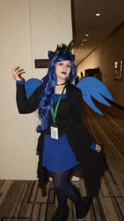 Size: 720x1280 | Tagged: safe, imported from derpibooru, princess luna, human, clothes, cosplay, costume, everfree northwest, everfree northwest 2017, irl, irl human, photo