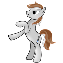Size: 580x580 | Tagged: safe, artist:starccec, imported from derpibooru, oc, oc:斑仔, earth pony, male, simple background, white background