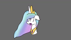 Size: 1200x675 | Tagged: safe, artist:dark shadow, imported from derpibooru, princess celestia, pony, solo, surprised, wide eyes