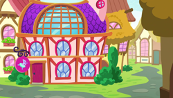 Size: 1280x720 | Tagged: safe, imported from derpibooru, screencap, on your marks, background, bush, no pony, ponyville, scenic ponyville