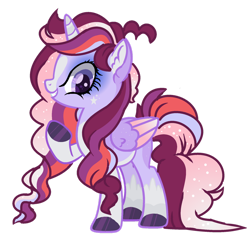 Size: 1280x1249 | Tagged: safe, artist:princess-kitsune-tsu, artist:venomous-cookietwt, imported from derpibooru, oc, oc only, alicorn, pony, base used, female, mare, simple background, solo, transparent background