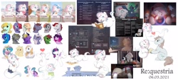 Size: 4096x1844 | Tagged: safe, artist:apple_nettle, artist:shuryashish, imported from derpibooru, oc, oc only, oc:ghost pone, bat pony, ghost, ghost pony, pegasus, pony, undead, unicorn, re:questria