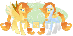 Size: 3497x1714 | Tagged: safe, artist:piichu-pi, imported from derpibooru, oc, oc only, oc:autumn flight, pegasus, pony, clothes, female, flight suit, goggles, high res, mare, pegasus oc, solo, wings