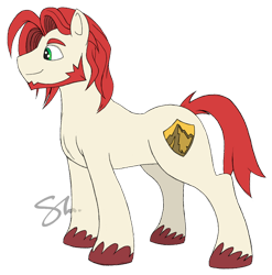 Size: 1024x1038 | Tagged: safe, artist:molochtdl, imported from derpibooru, oc, oc only, oc:rocky ranger, earth pony, pony, male, solo, stallion