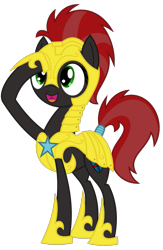 Size: 717x1103 | Tagged: safe, artist:cuttycommando, imported from derpibooru, oc, oc only, oc:taboo, earth pony, pony, armor, female, guardsmare, mare, royal guard, royal guard armor, simple background, solo, transparent background