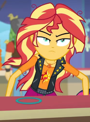 Size: 1201x1611 | Tagged: safe, imported from derpibooru, screencap, golden hazel, sandalwood, sci-twi, sunset shimmer, twilight sparkle, equestria girls, equestria girls series, rollercoaster of friendship, cropped