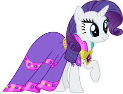 Size: 3913x3000 | Tagged: safe, artist:cloudy glow, artist:cloudyglow, imported from derpibooru, rarity, pony, unicorn, keep calm and flutter on, clothes, dress, element of generosity, female, high res, mare, simple background, solo, transparent background, vector