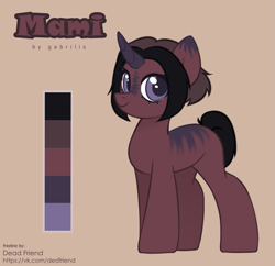 Size: 2105x2035 | Tagged: safe, artist:dedfriend, artist:gabrilis, imported from derpibooru, oc, oc only, oc:mami, pony, freeline, high res, reference sheet, solo