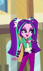 Size: 427x714 | Tagged: safe, imported from derpibooru, screencap, aria blaze, equestria girls, rainbow rocks, battle of the bands, cropped, solo