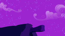 Size: 1280x720 | Tagged: safe, imported from derpibooru, screencap, filli vanilli, season 4, background, cloud, night, no pony, ponyville, roof, scenic ponyville, stars