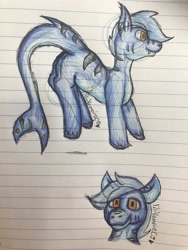 Size: 3024x4032 | Tagged: safe, artist:lil_vampirecj, imported from derpibooru, oc, oc only, oc:bluephire, hybrid, original species, pony, shark, shark pony, blue, photo, solo