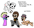Size: 1180x978 | Tagged: safe, anonymous artist, imported from derpibooru, señor huevos, earth pony, human, human head pony, original species, pegasus, pony, /qa/, 4chan, barneyfag, blushing, comments locked down, crossover, crying, don turtelli, lee goldson, meta, missed threads, ponified, puppet, teenage mutant ninja turtles, wat