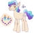 Size: 836x808 | Tagged: safe, artist:polymercorgi, imported from derpibooru, oc, oc only, pony, magical lesbian spawn, male, offspring, parent:princess cadance, parent:sapphire shores, solo, stallion