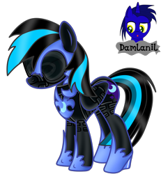 Size: 3840x4154 | Tagged: safe, alternate version, artist:damlanil, imported from derpibooru, nightmare moon, princess luna, oc, oc only, oc:nightlight aura, alicorn, pegasus, pony, bdsm, blindfold, bondage, bondage mask, boots, bound wings, catsuit, clothes, collar, commission, corset, female, gag, gimp suit, helmet, high heels, hood, hoof shoes, horn, hypnogear, jewelry, latex, latex boots, latex suit, mare, muzzle gag, necklace, permanent bondage, pet, regalia, rubber, rubber suit, shiny, shiny mane, shoes, show accurate, simple background, socks, solo, story, story included, thigh highs, transparent background, vector, wings