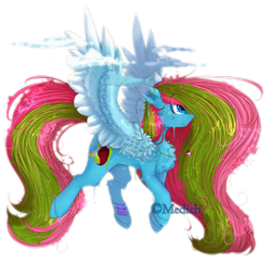 Size: 2493x2406 | Tagged: safe, artist:mediasmile666, imported from derpibooru, oc, oc only, oc:media smile, pegasus, pony, female, high res, jewelry, mare, pendant, simple background, solo, spread wings, transparent background, wings