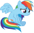 Size: 3135x3000 | Tagged: safe, artist:cloudy glow, artist:cloudyglow, imported from derpibooru, rainbow dash, pegasus, pony, the cutie map, .ai available, female, high res, mare, sad, solo, vector