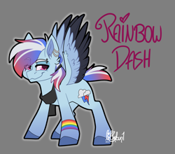 Size: 2500x2200 | Tagged: safe, artist:lionbun, artist:lionbun1, imported from derpibooru, rainbow dash, pegasus, high res, redesign