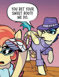 Size: 253x331 | Tagged: safe, idw, imported from derpibooru, aunt holiday, auntie lofty, pegasus, pony, spoiler:comic, spoiler:the magic of cybertron01, context is for the weak, cropped, female, hat, mare, sunglasses, the magic of cybertron