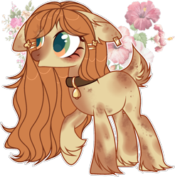 Size: 1629x1657 | Tagged: safe, artist:rerorir, imported from derpibooru, oc, oc only, earth pony, pony, deer tail, female, leash, mare, simple background, solo, transparent background