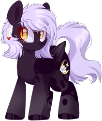 Size: 1397x1655 | Tagged: safe, artist:cinnamontee, imported from derpibooru, oc, oc only, oc:cloudy night, pegasus, pony, female, mare, simple background, solo, transparent background