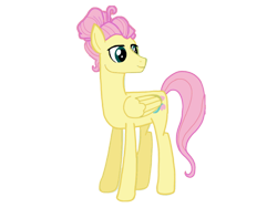 Size: 1024x768 | Tagged: safe, imported from derpibooru, fluttershy, zephyr breeze, palette swap, recolor, simple background, solo, transparent background