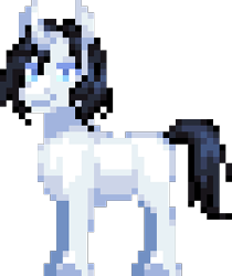 Size: 222x264 | Tagged: safe, artist:agdapl, imported from derpibooru, pony, unicorn, male, medic, nurse, pixel art, ponified, simple background, smiling, solo, stallion, team fortress 2, transparent background